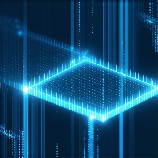 Futuristic laboratory with genomics, AI, and digital health data visualization