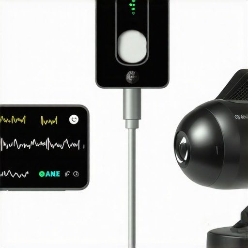 Futuristic remote health monitoring technology with AI and real-time data analysis