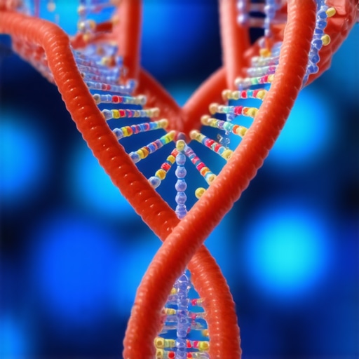 Illustration of genetic testing and biomarker analysis for personalized medicine