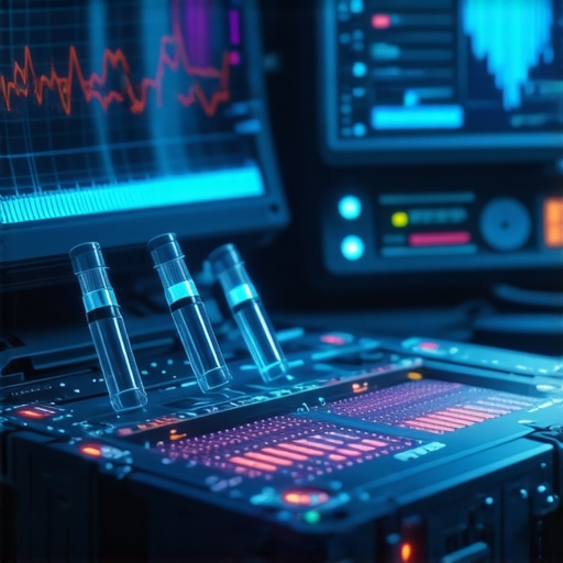 AI and Remote Diagnostics in Future Healthcare Futuristic AI healthcare system with remote lab testing and data analytics