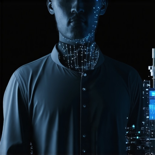 AI and Telehealth Innovation in Healthcare Futuristic healthcare technology with AI, telehealth, and remote lab testing devices