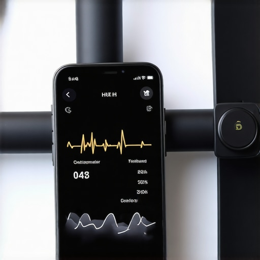 A wearable health device syncing with a smartphone for remote monitoring
