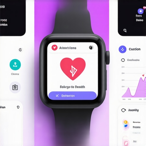Screenshot of telehealth platform showing health data and analytics