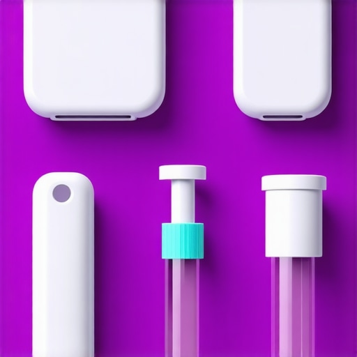 Illustration of remote health monitoring with digital devices and data charts