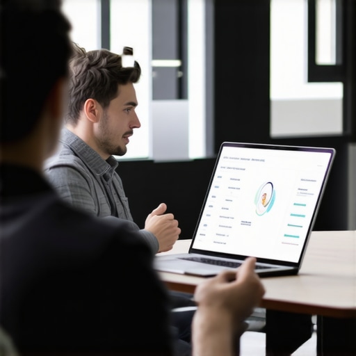 Team of healthcare tech developers working on telehealth solutions